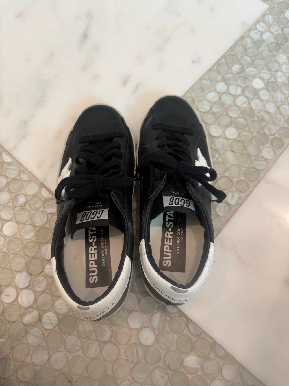 Golden Goose Women’s Leather Superstar Sneakers with White Star - Picture 3 of 7